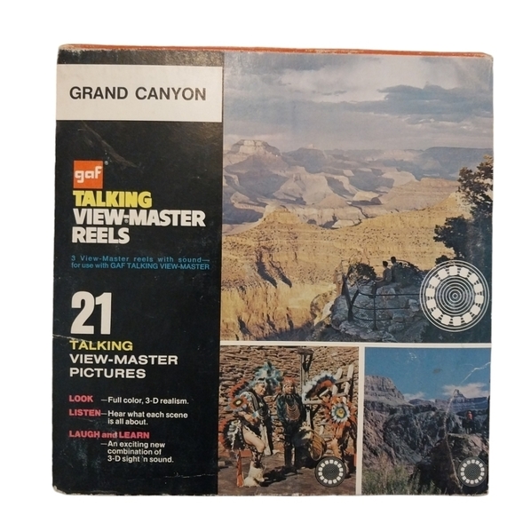 Gaf view master talking reel Grand Canyon vintage USA - Picture 1 of 4